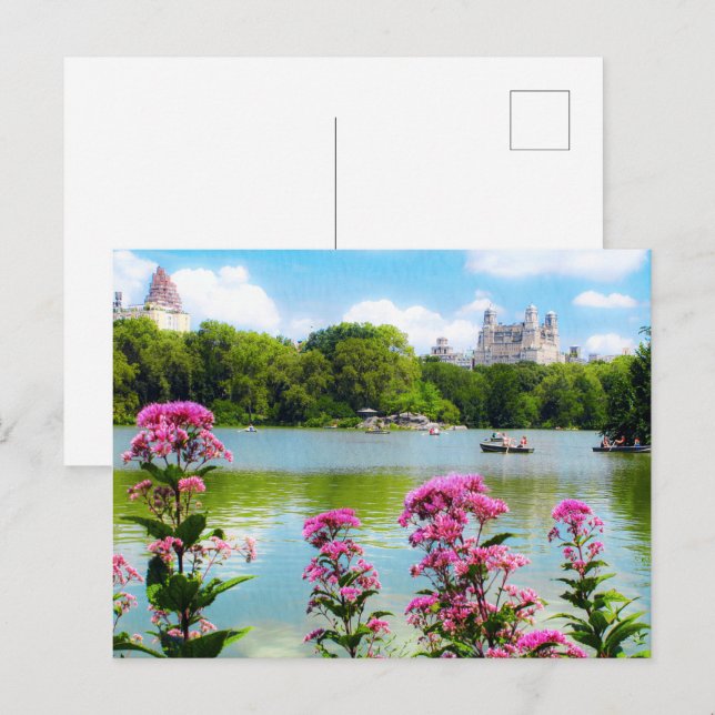 SONNTAG IM ZENTRALPARK Postkarte (Vorne/Hinten)
