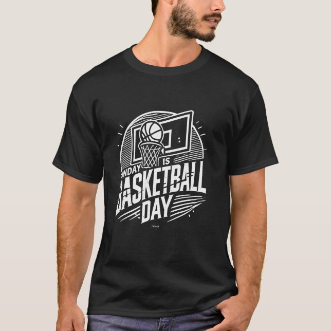 SONNTAG IST BASKETBALLTAG VERSION 3 T-Shirt (Vorderseite)