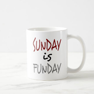 Sonntag ist Funday-Tasse Kaffeetasse