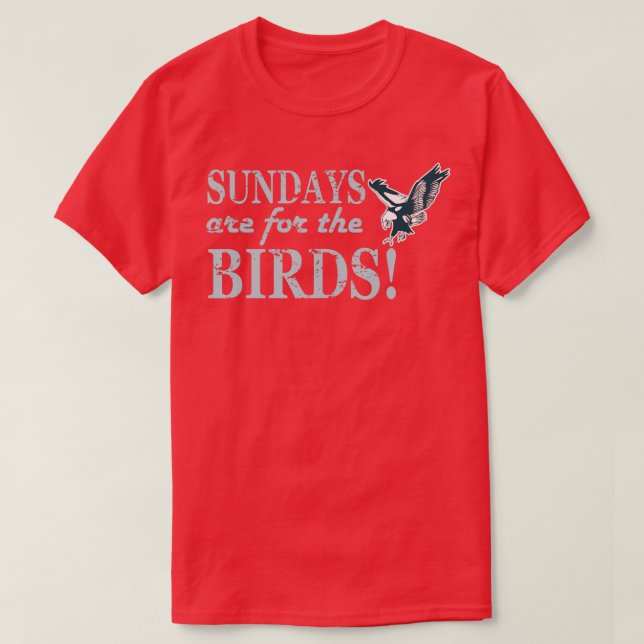 Sonntag ist für Vögel - 3 T-Shirt (Design vorne)