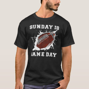 Sonntag ist Spieltag American Football T-Shirt