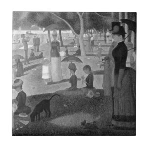 Sonntag Nachmittag auf La Grande Jatte von Seurat  Fliese