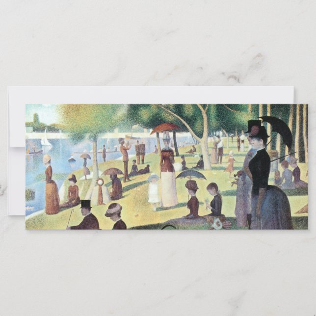 Sonntag Nachmittag Insel La Grande Jatte by Seurat (Vorderseite)