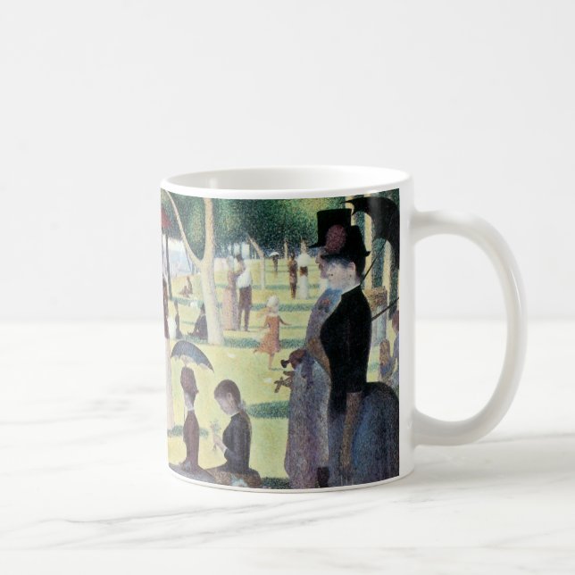 Sonntag Nachmittag Insel La Grande Jatte by Seurat Kaffeetasse (Rechts)