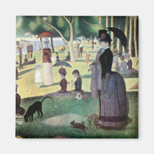 Sonntag Nachmittag Insel La Grande Jatte by Seurat Magnet