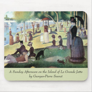 Sonntag Nachmittag Insel La Grande Jatte by Seurat Mousepad