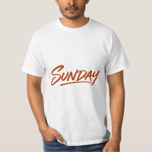 Sonntag Original Grafik T-Shirt