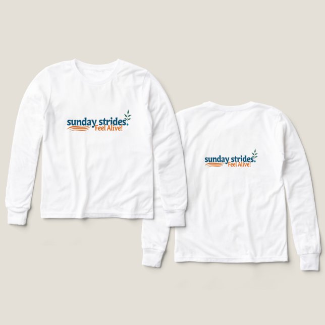 Sonntag Strides Feel Alive - Energizing Weekend Wa (Design Vorderseite & Rückseite)