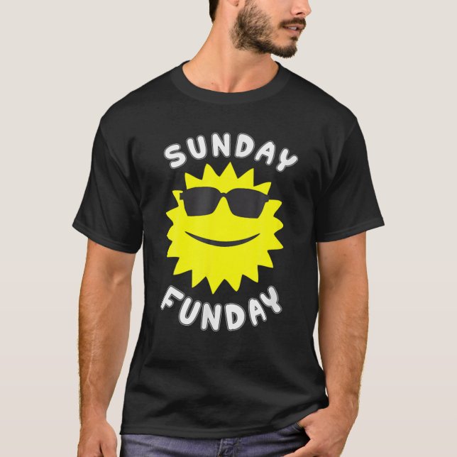 Sonntag (Sun.Day)-Funday (Fun.Day) T-Shirt (Vorderseite)