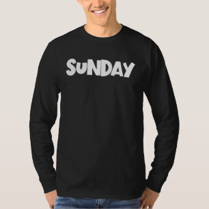 Sonntag Tag Der Woche Minimalist Sonntag 1 T-Shirt