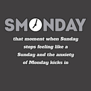 Sonntag: Wenn Montag den Sonntag zum Shirt ruinier
