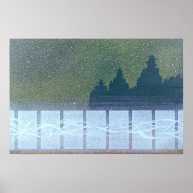 Sonntagabend Djenne Mali Poster (Vorne)