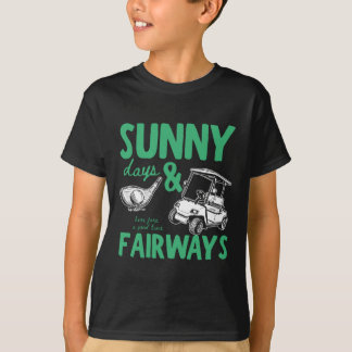 Sonntage und Fairways Illustration T-Shirt