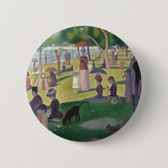 Sonntagnachmittag auf der Insel La Grande Jatt Button (Vorderseite)