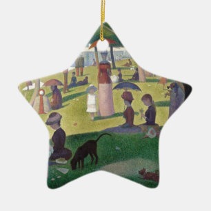 Sonntagnachmittag auf der Insel La Grande Jatt Keramikornament