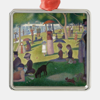 Sonntagnachmittag auf der Insel La Grande Jatt Silbernes Ornament