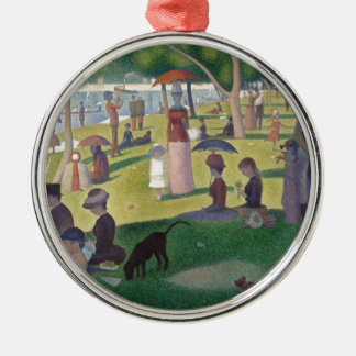 Sonntagnachmittag auf der Insel La Grande Jatt Silbernes Ornament