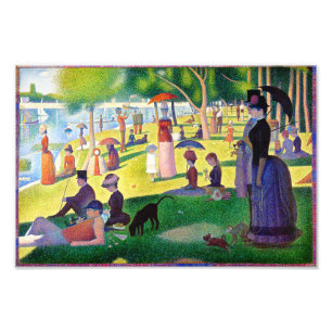 Sonntagnachmittag auf der Insel La Grande Jatte Fotodruck