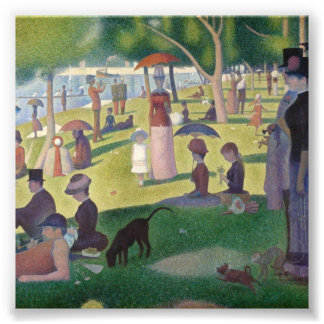 Sonntagnachmittag auf der Insel La Grande Jatte Fotodruck