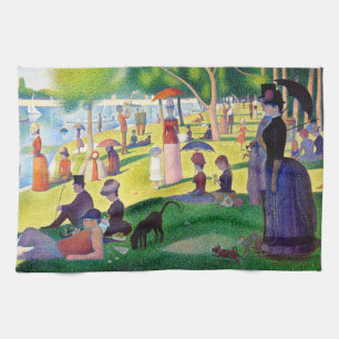 Sonntagnachmittag auf der Insel La Grande Jatte Handtuch