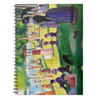 Sonntagnachmittag auf der Insel La Grande Jatte Notizblock
