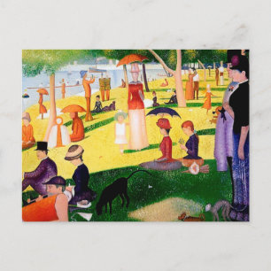 Sonntagnachmittag auf der Insel La Grande Jatte Postkarte