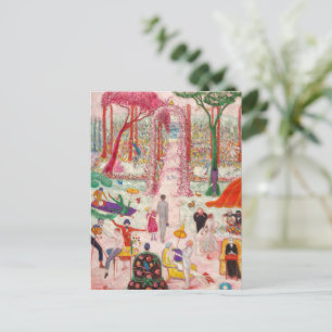 Sonntagnachmittag im Land Feiertagspostkarte