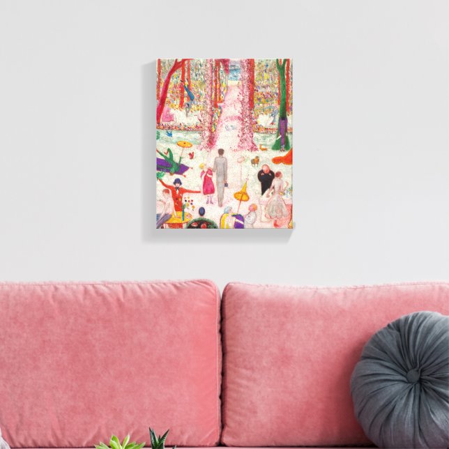 Sonntagnachmittag im Land Leinwanddruck (Insitu (Wohnzimmer))