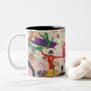 Sonntagnachmittag im Land Zweifarbige Tasse