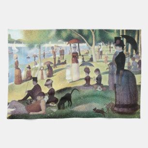 Sonntagnachmittag, Insel La Grande Jatte von Seura Handtuch