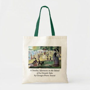 Sonntagnachmittag, Island La Grande Jatte von Seur Tragetasche