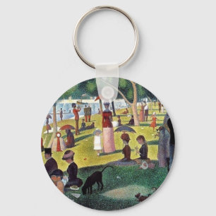 Sonntagnachmittag La Grande Jatte - Georges Seurat Schlüsselanhänger