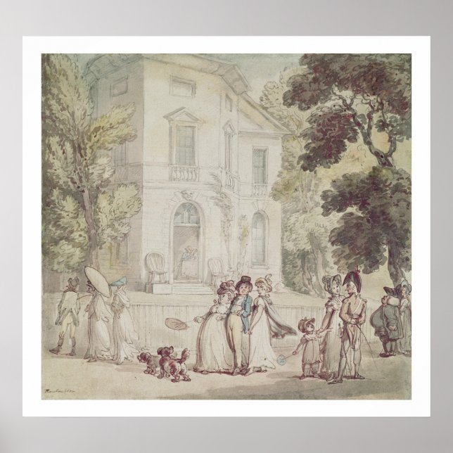 Sonntagnachmittagspromenade Poster (Vorne)