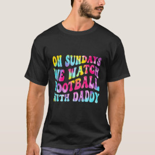 Sonntags beobachten wir mit Daddy Funny Family Foo T-Shirt