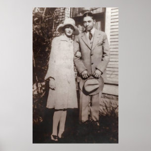 SONNTAGS BEST BONNIE & CLYDE POSTER