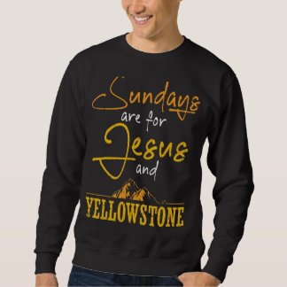 Sonntags gibt es hier die Natur und den Yellowston Sweatshirt
