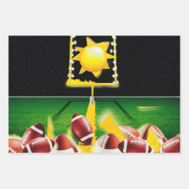 SONNTAGS NACHT FUSSBALL GESCHENKPAPIER SET