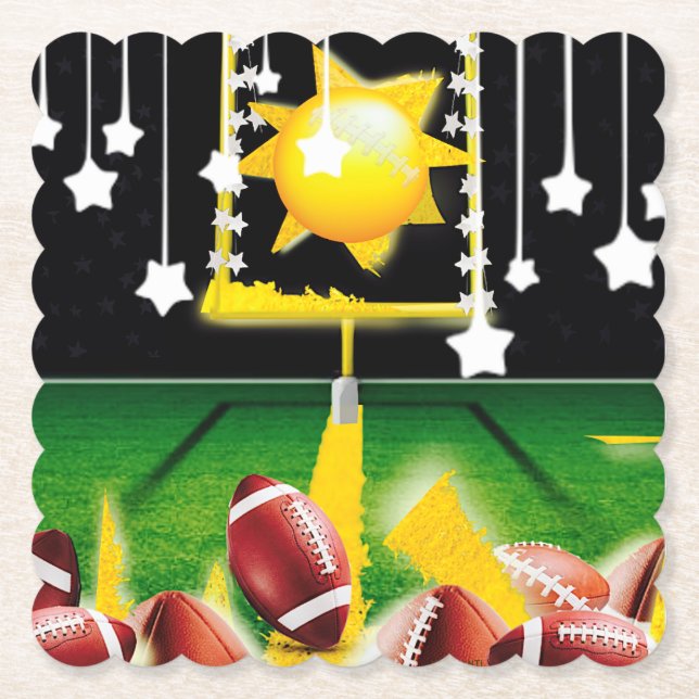 SONNTAGS NACHT FUSSBALL! UNTERSETZER (Vorderseite)