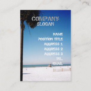 Sonntags-Palme Visitenkarte