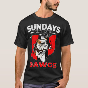Sonntags sind für die Dawgs Vintage Cleveland Ohi T-Shirt