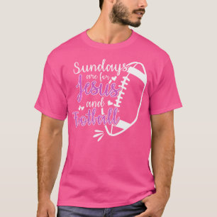 Sonntags sind für Jesus und Fußball T-Shirt