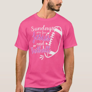 Sonntags sind für Jesus und Fußball T-Shirt