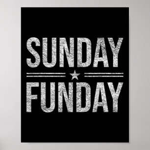Sonntags-Spaß-Brunch-Fußball-Sport-Bbq-Kirche 1 Poster
