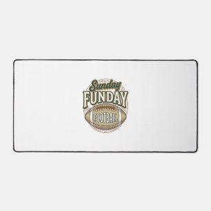 Sonntags-Spaß-Fußball-Vintage-Shirt-Design_1 Schreibtischunterlage