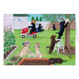 Sonntags-Spaß Labradors Malerei