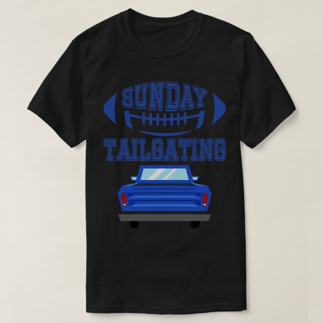 Sonntags-Tailgating T-Shirt (Design vorne)