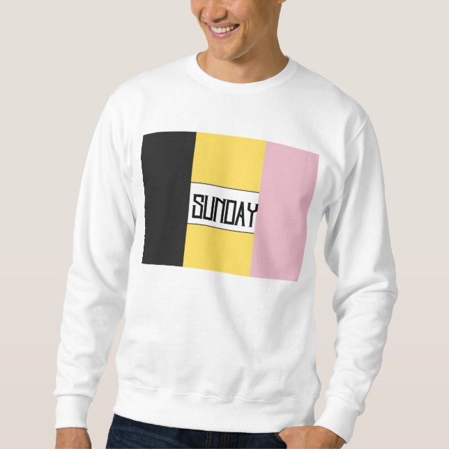Sonntags wöchentlich Erinnerung Kollektion Sweatsh Sweatshirt (Vorderseite)