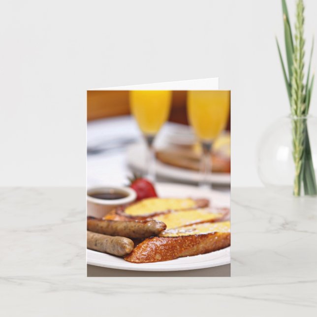 Sonntagsbrunch Karte (Vorderseite)