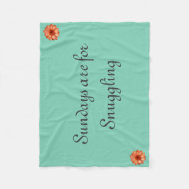 SonntagSnuggles Fleecedecke