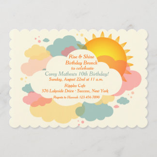 Sonntagvormittags Einladung